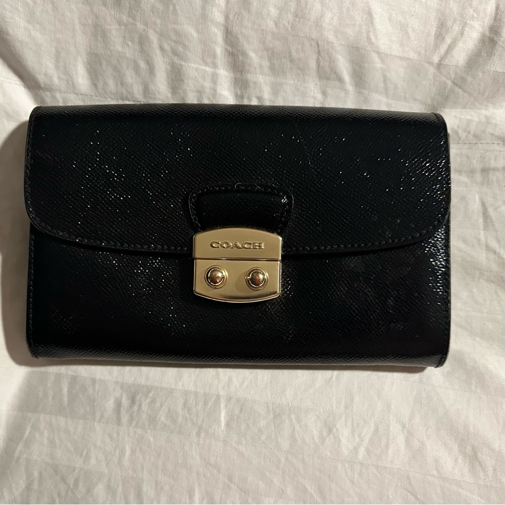 Coach Black Clutch